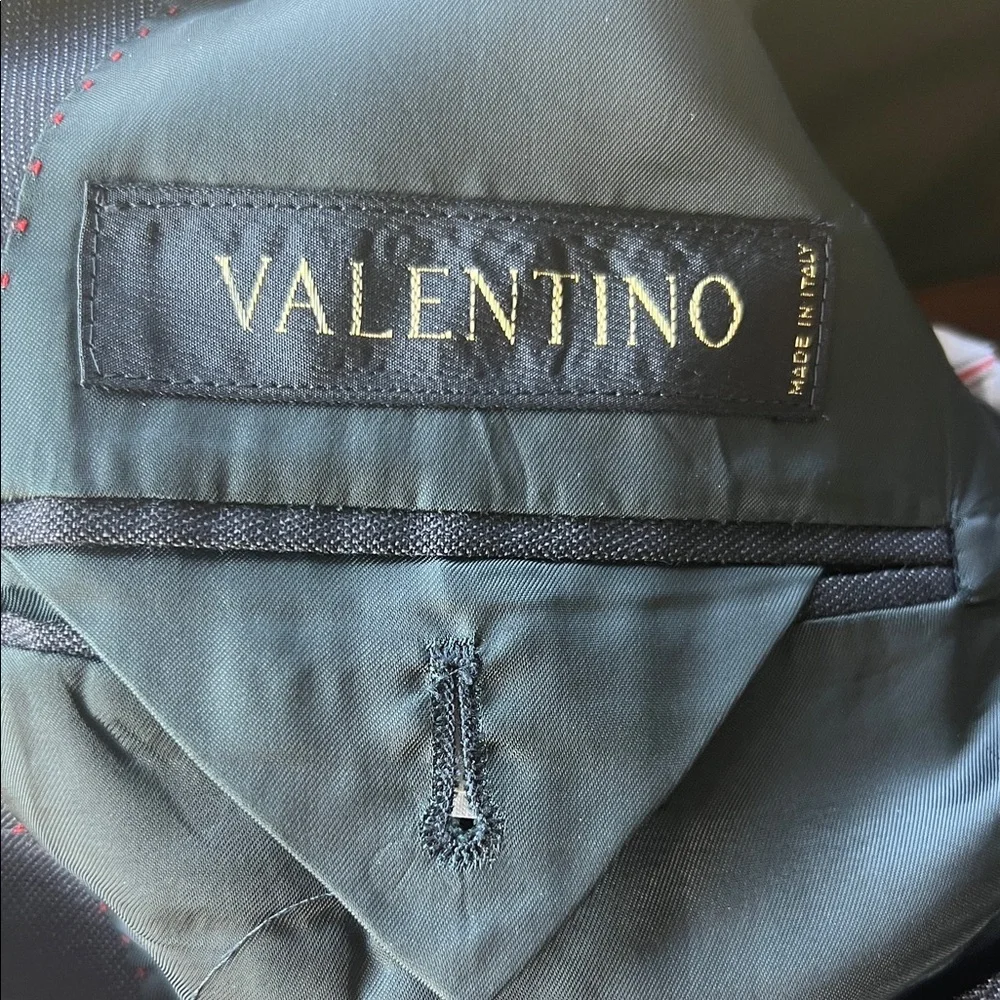 Valentino Italian Made Charcoal Black Men's Blazer Sports Coat Suit Jacket
